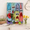 Pintura al Óleo Digital DIY Pintura al Óleo Hecha a Mano Colorear Regalo de Cumpleaños Exquisita Pintura Acrílica Decorativa Pintada a Mano Puesto Mayorista
