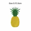 Acessórios para Roupas Infantis Melancia Banana Abacaxi Bordado Adesivos de Tecido Acessórios de Joias Artesanal DIY Roupas Bolsa Patch Adesivos de Tecido