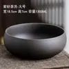 Accesorios Grandes para Juego de Té Gongfu de Arcilla Púrpura para Lavar Tazas de Té, Tazas de Té, Teteteras y Cepillos Lavadores - Almacenamiento de Desechos de Agua Estilo Chino para Ceremonia de Té