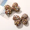 Tela Floral Retro Pastoral Rellena de Algodón Accesorios de Lazo DIY Accesorios para el Cabello Broche Accesorios para Ropa Accesorios Venta al por Mayor