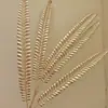 Material de Balde de Ano Novo 2025 Véspera de Ano Novo Fruta Vermelha Folha de Ouro Folha de Ginkgo Folha de Leque Tamanho do Leque Leque Redondo Costas de Tartaruga Dourado