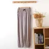 Leggings de Algodón y Seda para Mujer de Verano + Pantalones Casuales Rectos para Casa, Delgados, Sueltos, de Corte, Modernos y Versátiles