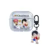 Funda de Auriculares Cartoon Luffy Qiao Ba para AirPods Pro2 Apple 1/2 Nueva 3ª Generación Transparente 4ª Generación