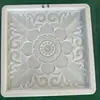 Molde de Azulejo de Chão Antigo Fundo de Pátio Chinês Parede de Edifício Antigo Superfície de Parede em Relevo Decoração de Piso Molde de Tijolo Azul Tijolo Florido