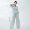 Top de entrenamiento de danza relajado de manga media para estudiante de danza, blusa holgada moderna para jazz, danza moderna, street dance