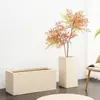 Nuevo modelo con envío gratis: maceta de cemento con pintura de piedra real, jardinera, jardinería casera, decoración del hogar, jardinera de balcón, óxido de magnesio