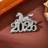 Série de Natal Transfronteiriça Europeia e Americana Novos Broches, Acessórios de Broche, Broches de Metal Cartoon de Venda Quente de Luxo de Alta Qualidade