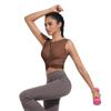Chaleco Deportivo Ombligo Expuesto Corto para Mujer Chaleco de Yoga Ropa Exterior Ropa para Correr Fitness Chaleco Sexy sin Mangas WA136