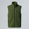 Comercio Exterior Europeo y Americano Transfronterizo Otoño e Invierno Estilo Nuevo Diario Casual Deportivo Ropa para Exteriores Cuello Alto Cremallera Chaleco Ropa para Hombre