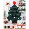 Navidad hecha a mano súper ligera bolsa de material para árbol de Navidad making adornos de escritorio para jardín de infancia infantil