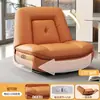 Sillón sofá individual, sofá cápsula espacial, sofá reclinable eléctrico giratorio para sala de estar, mecedora multifuncional de cuero WY