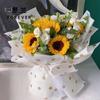 Roland Papel de Regalo con Flores de Lunares Caramelo Papel de Regalo con Flores de Lunares Impermeable Ramo Dly Papel de Regalo Floral Papel de Flores para Regalo