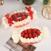 Caja de Dulces Navideños del Mismo Estilo que la Celebridad de Internet Caja de Empaque para Pastel de Fresa Caja para Pastel de Cumpleaños Caja de Postre con Forma de Dulce