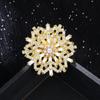 Nuevo Broche Copo de Nieve de Harbin Nicho de Alta Gama Tridimensional Corsage de Alta Gama Accesorios Pin para Abrigo Blazer