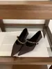 Novedad Otoño 2025 Moda Versátil Punta Fina Gamuza Zapatos Individuales para Mujer Elegantes Tacón Grueso Sin Cordones Poco Profundos Zapatos de Trabajo