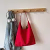 Bolsa de ombro moderna e retrô em camurça para mulheres, nova bolsa tote de grande capacidade da moda e estilosa de 2026