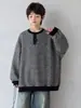 Sudadera de rayas para niño, colección primavera/otoño, nuevo estilo 2026, camiseta de otoño de manga larga para niños, para niños mayores, ropa de otoño a la moda