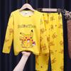 Pijama para niños transfronterizo para niñas de primavera y otoño, traje delgado de manga larga para niños, ropa de casa de verano para niñas pequeñas