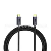 Cabo de Dados USB4 Thunderbolt Carcaça de Liga de Alumínio Tipo-C Alta Qualidade 40Gbps Transmissão Cabo de Dados Carregamento Rápido 240W