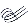 Xinguang 4*200mm abraçadeira de cabo preta 20cm abraçadeira de cabo autotravante fivela de abraçadeira de cabo de plástico abraçadeira de cabo