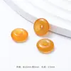 Accesorios de ágata Yanyuan carmesí Pixiu cubo de azúcar anillo corredor accesorio colgante pequeño accesorios de joyería hechos a mano DIY producto semiacabado
