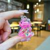 Tamaño pequeño Botella de Arena de Unicornio Flash Mini Colgante de Cristal Decoración Decorativa Adornos Transparentes Bolsa Ciega Caja Ciega Regalo