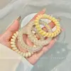 2025 Novo Elástico de Cabelo de Alta Elasticidade Durável Sem Costura Anel de Cabelo Corda de Cabelo para Mulheres Rabo de Cavalo Alto Acessório de Cabelo