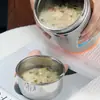 Olla de Acero Inoxidable 304 para Estofado al Vacío Olla Térmica para Llevar para Trabajadores de Oficina en Casa Estudiantes Lonchera Térmica Caja Bento Olla para Sopa