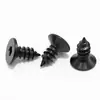 Tornillos Autorroscantes de Cabeza Plana Hexagonal Ennegrecidos Grado 8.8, Tornillos Autorroscantes Avellanados, Tornillos Autorroscantes de Cabeza Hexagonal M3M4M5/M6