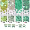 Flores de Flor de Ciruelo para Uñas de 9-5 mm Lentejuelas Multicolor Brillo para Uñas Uñas Postizas Materiales Hechos a Mano de Resina Decoración de Uñas