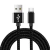 Cable de datos tipo C de carga rápida trenzado de cuerda de cáñamo 2a para teléfono móvil Apple Android Huawei línea de carga USB