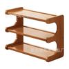 Estante de Almacenamiento para Mesa de Centro Estrecha de Escritorio Cocina Sala de Estar Dormitorio Estante de Almacenamiento Combinado No Madera Maciza Estante de Almacenamiento Multicapa Artefacto