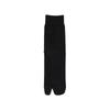 Calcetines de dedo calcetines de dos dedos para mujer primavera y otoño algodón puro doble aguja raya calcetines de algodón media pantorrilla negro blanco gris desodorante sin costuras calcetines de felpa