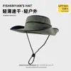 Sombrero de Sol de Vaquero Occidental para Exteriores para Hombres, Sombrero de Pescador de Montañismo de Ala Ancha para Senderismo de Verano, Sombrero de Sol de Ala Ancha para Pesca para Mujeres