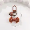 Chaveiro Brinquedo Comida Pão Simulação Desenho Animado Fofo Pingente de Alto Valor DIY Mochila de Estudante Miçangas Perler Acessórios Decorativos