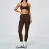 2026 Novo Conjunto de Yoga Sem Costura Costas Bonitas em Y Respirável Esportivo Secagem Rápida Emagrecimento Levanta Bumbum Conjunto Fitness 5112