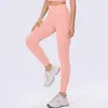 Pantalones de Yoga de Tiro Alto con Bolsillo Trasero de Durazno para Mujer, Mallas Deportivas de Secado Rápido para Correr, Pantalones Ajustados de Fitness de Longitud 7/8