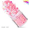 Set de Lentejuelas para Uñas Magic Color Redondas 1+2+3mm Mixtas 12 Colores Parche de Joyería para Uñas Punto de Ola Perlado Mate