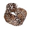Otoño e Invierno Nuevo Diadema de Alambre Estampado Twister para el Cabello Bufanda para la Cabeza de Ala Ancha para Mujer Diadema de Flores de Terciopelo Dorado Accesorios para el Cabello