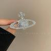 Broche de diamante completo da nova moda transfronteiriça, broche simples e versátil, acessórios para jaqueta, presente para namorado