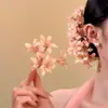 Chunhua Shiyu~Horquilla de Flor Rosa Súper de Hada Accesorio para el Cabello para Mujeres 2026 Nuevo Estilo Vacaciones en la Playa Flor de Cabello Tocado para Mujeres