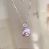 Item Popular do Xiaohongshu: Colar com Pingente de Pérola Versátil Clássico Francês Estilo Princesa, Brincos Estilo Princesa Diana Banhados a Ouro em Aço Titânio
