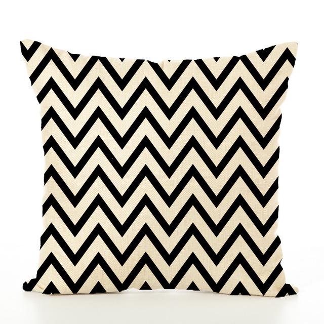Pillow-Case-Cover-Plaid-Geomet