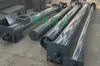 Alimentador de cinzas volantes de cimento tipo U, transportador helicoidal de alimentação, elevador, alimentador de cavacos de madeira, rosca dupla de 304