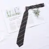 Gravata de Tecido Tingido para Homens e Mulheres, Camisa Bordada com Flor de Cerejeira, Acessórios para Uniforme, Estilo JK/DK Japonês para Faculdade