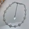 Pulsera de Perlas de Agua Dulce Plata S925 Llena de Estrellas Perlas Pequeñas y Grandes Semilla de Sésamo Estilo de Lote Pequeño Pulsera de Temperamento Fresco Joyería de Mano para Mujeres