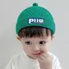 Chapéu de tricô liso infantil para outono e inverno, chapéu de tricô fofo de peça única para bebê com proteção para as orelhas, unissex com dois pompons