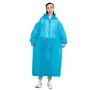 Impermeable EVA no desechable al por mayor, engrosado y alargado, impermeable y a prueba de viento, impermeable de una pieza para senderismo y viajes al aire libre para adultos
