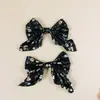 Tecido de Poliéster Estampado Multicolorido Laço de Fita Pequeno Acessórios para Vestuário Semi-Acabados Materiais DIY Atacado