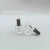 Botella Sellada de Esmalte de Uñas con Pincel, Botella Dispensadora de Aceite para Cuidado de Uñas Portátil de 10 ml, Botella de Empaque de Vidrio para Maquillaje de Esmalte de Uñas